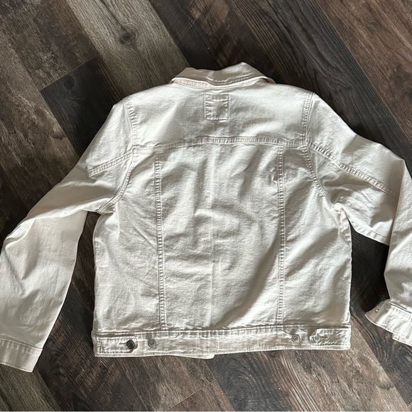 Sonoma Jean Jacket- size L off-white - Picture 2 of 5